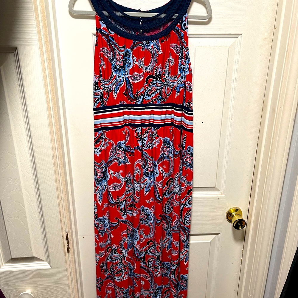 Roz & Ali Maxi Dress (Dress Barn), Womens size XL.